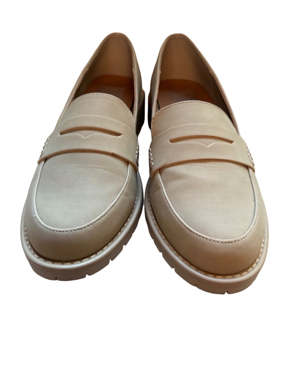 Dolce Vita Crisp Classic Women's Penny Loafers in Light Beige